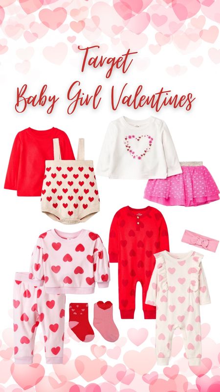 I’m obsessed with all the Target Valentines Day baby outfits this year! Most are sold out online, but here are a few that are still in stock! 

#targetfinds #babygirlclothes #vdayoutfits #targetvalentines #valentinesfinds #galentines 

#LTKkids #LTKbaby #LTKSeasonal