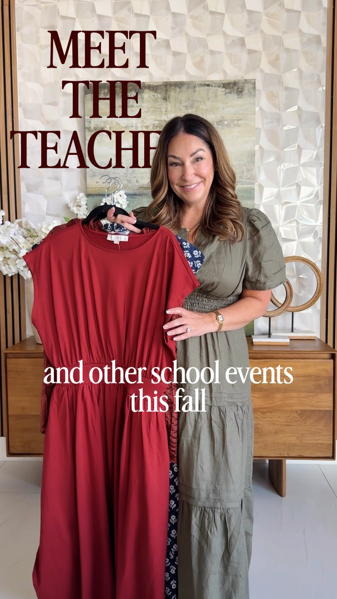 Casual yet nice outfits perfect for school events this fall 🍂

Sizing: dresses tts, large // top, large // pants size up need 14

#LTKmomlife #LTKSeasonal #LTKOver40