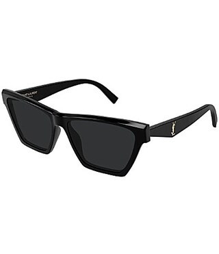 Yves Saint Laurent Women's Monogram 58mm Cat Eye Sunglasses - Black | Dillard's
