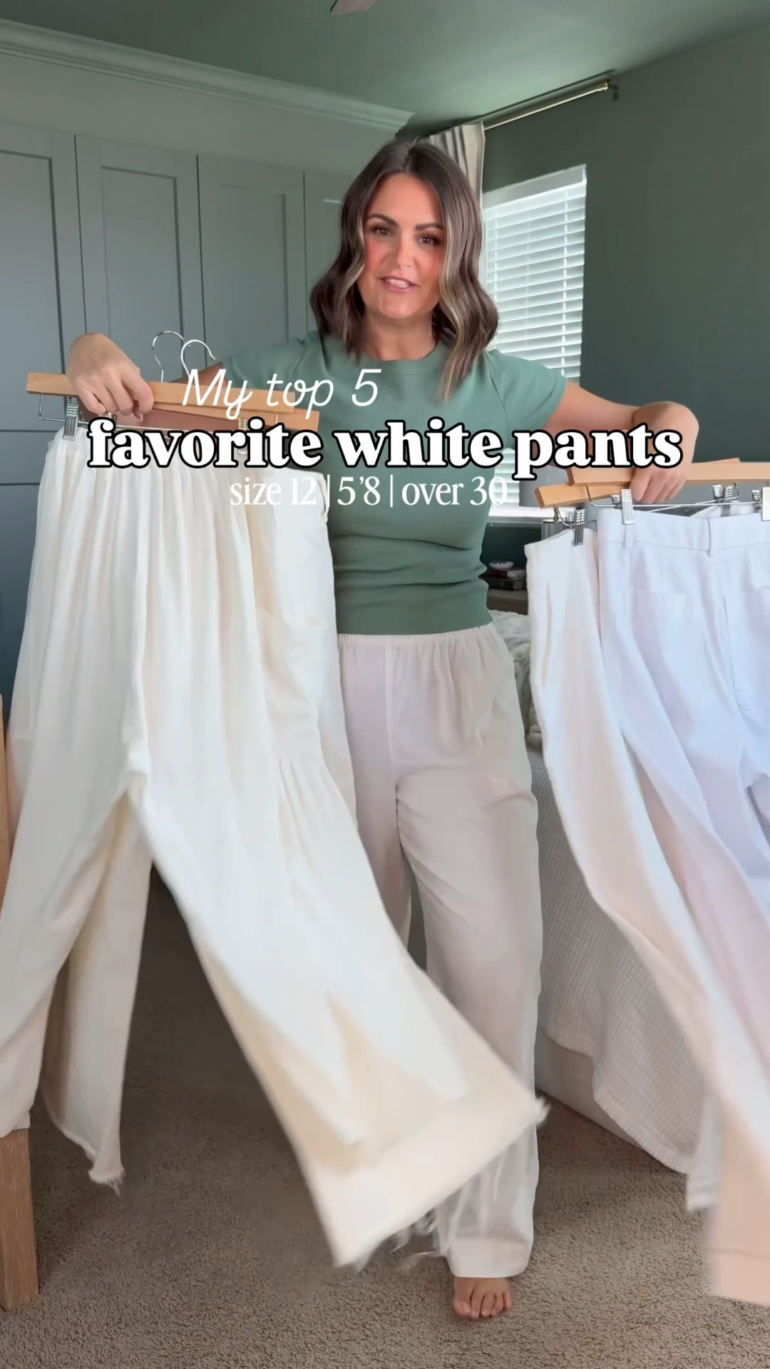 First pair, old navy, large regular
2nd pair, amazon, large
3rd pair(slacks), spanx, large regular 
4th pair(jeans), Abercrombie, 31R
5th pair, Abercrombie, large
Tshirt, large
*also linked my tshirt bra, size large

Size 12, midsize, summer fashion, white pants @abercrombie @Spanx

#LTKstorytime #LTKMidsize #LTKWorkwear
