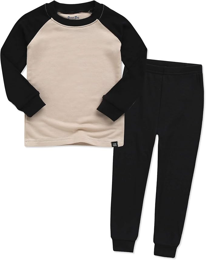 VAENAIT 6M-12Y Toddler Toddler Kids Toddler Girls Boys Soft Comfy Modal Tencel Solid Raglan Sleep... | Amazon (US)