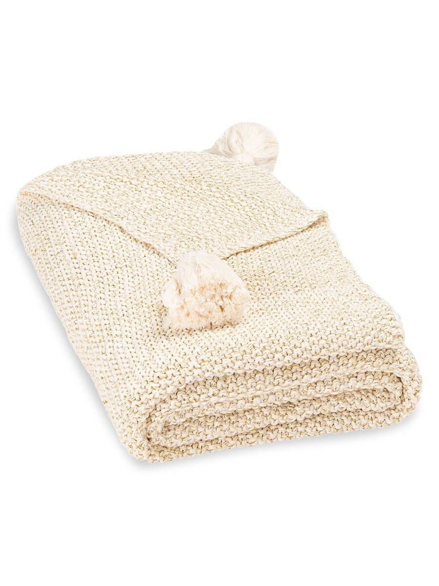 Safavieh Mari Cotton Throw - Beige Gold | Saks Fifth Avenue OFF 5TH