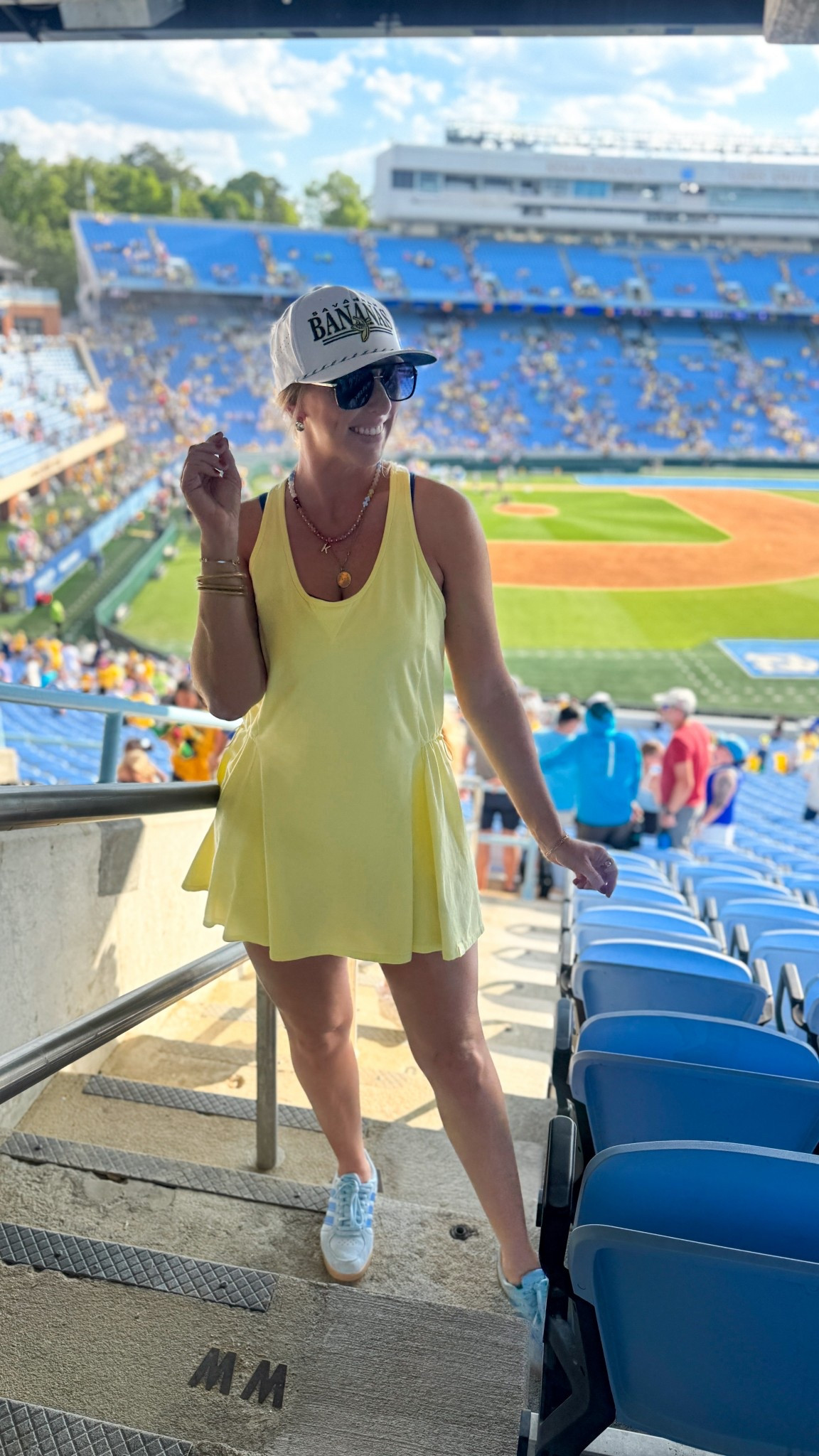 What I wore Savannah Banana baseball! This active dress has built in shorts and is perfect for sporting events! Wearing a size medium 

#LTKootd #LTKmomlife