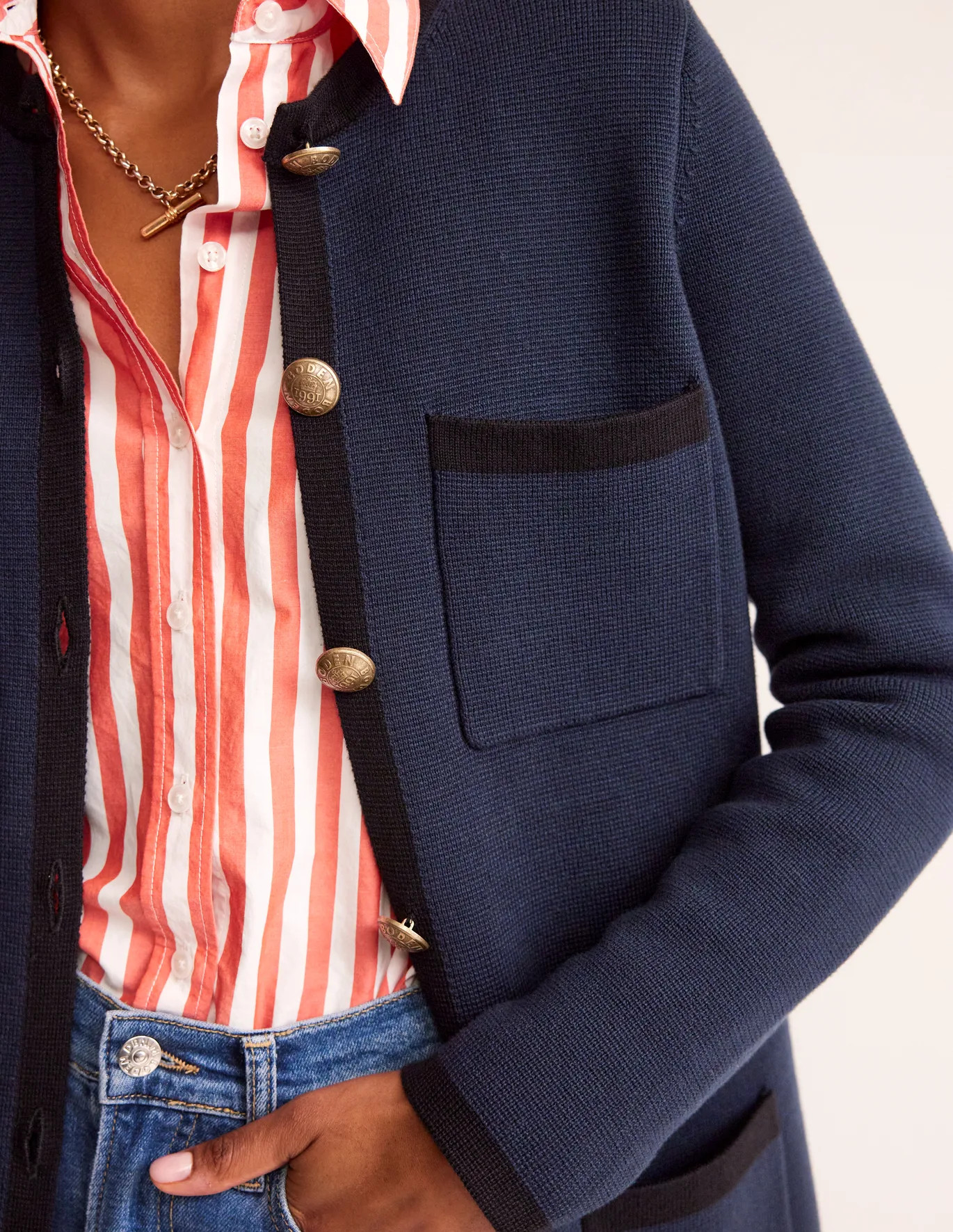 Navy, Black Tipping | Boden (UK & IE)