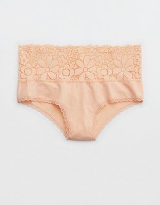Aerie Candy Lace Cotton Cheeky Underwear | American Eagle Outfitters (US & CA)