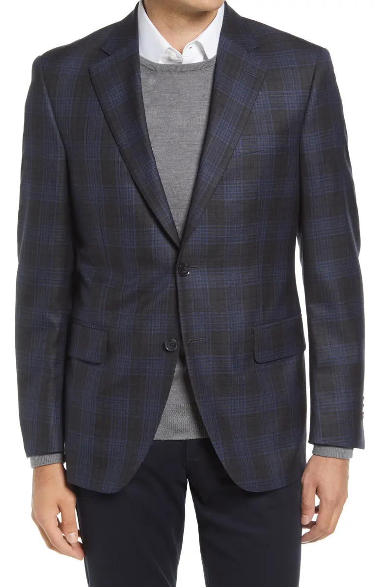 Classic Fit Plaid Wool Sport Coat | Nordstrom | Nordstrom
