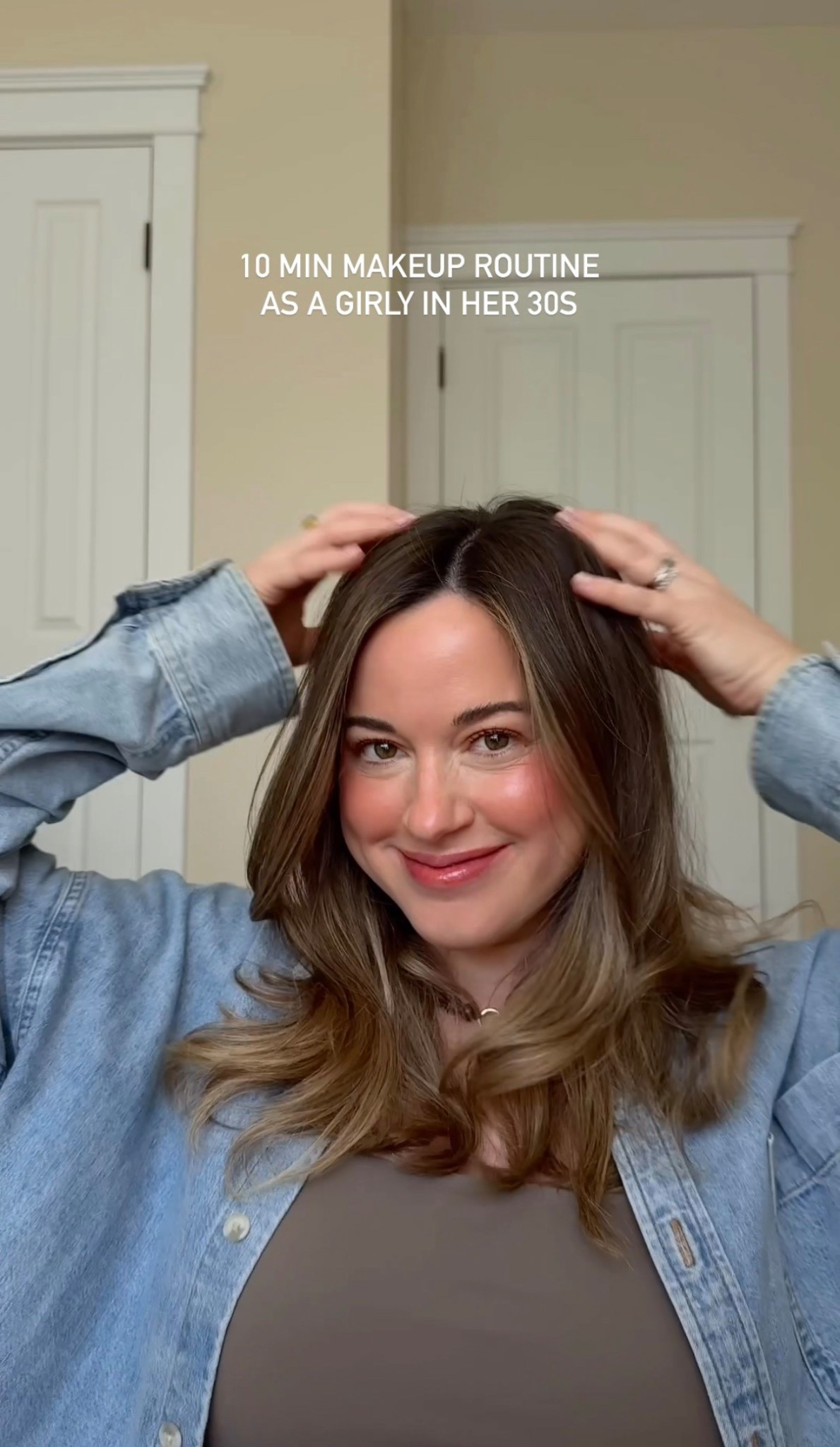 10 min makeup routine as a girly in her 30s ! Working with creams to give a more youthful, hydrated look  

#LTKgrwm #LTKBeauty #LTKmorningroutine