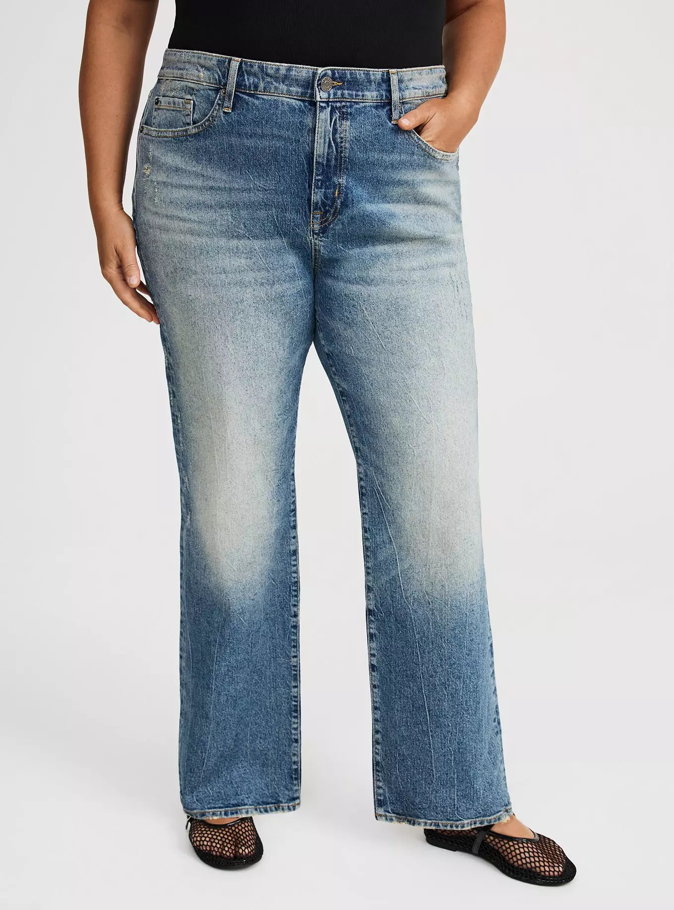 Baggy High-Rise Straight Jean | Torrid (US & Canada)