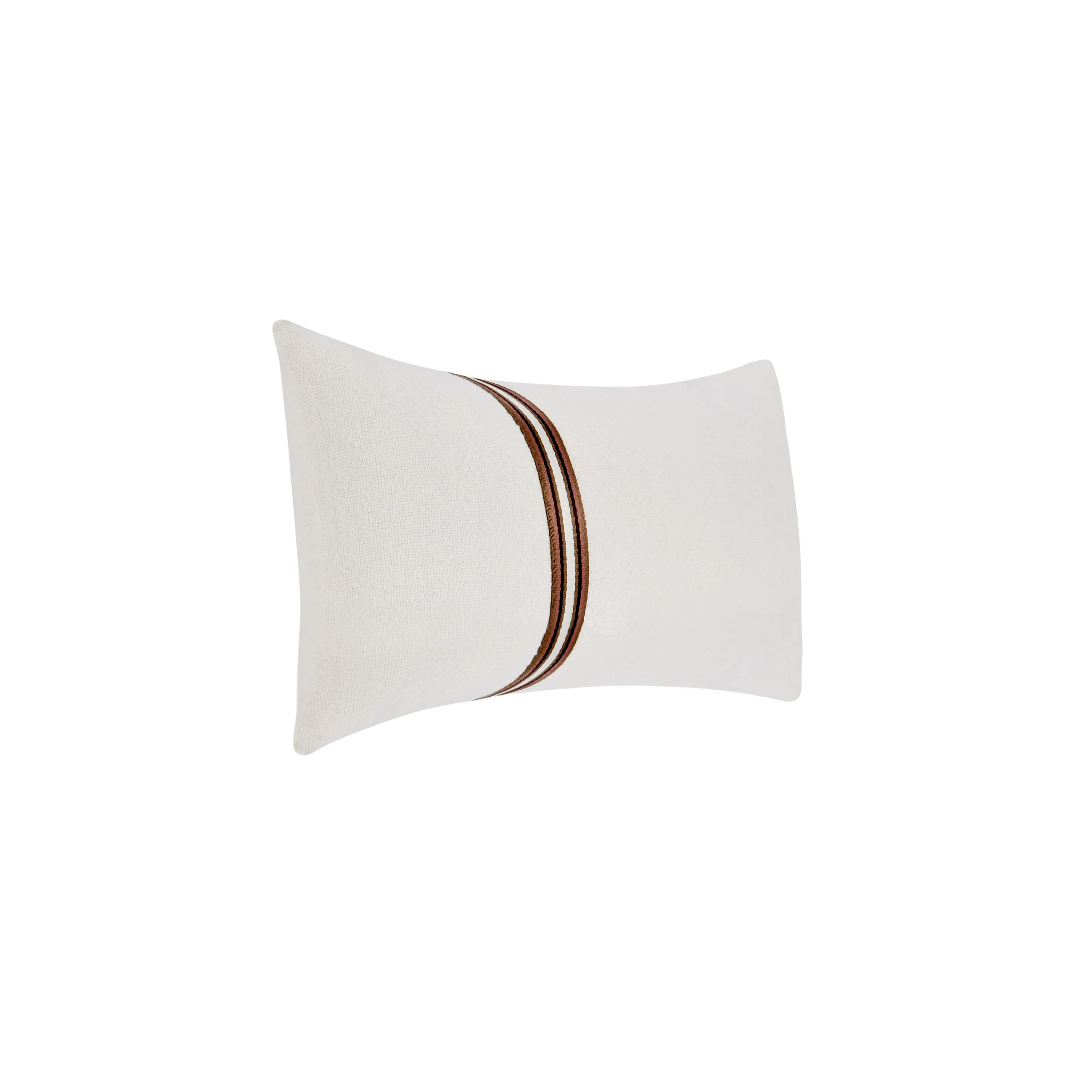 Ralph 14x26 Cotton Linen Fabric Throw Pillow, Ivory Sangria | Perigold