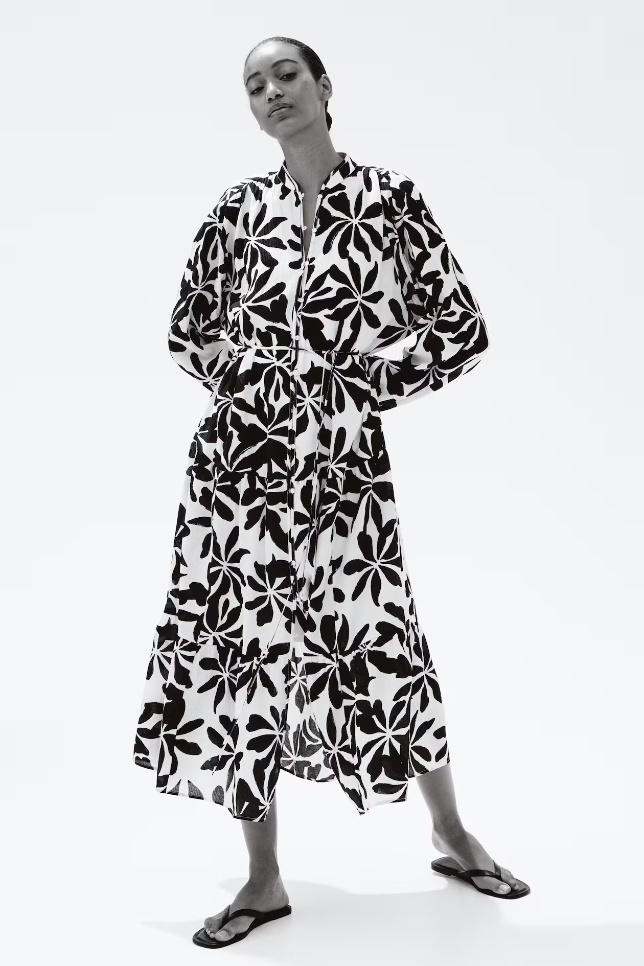 Oversized Crinkled Dress | H&M (US + CA)