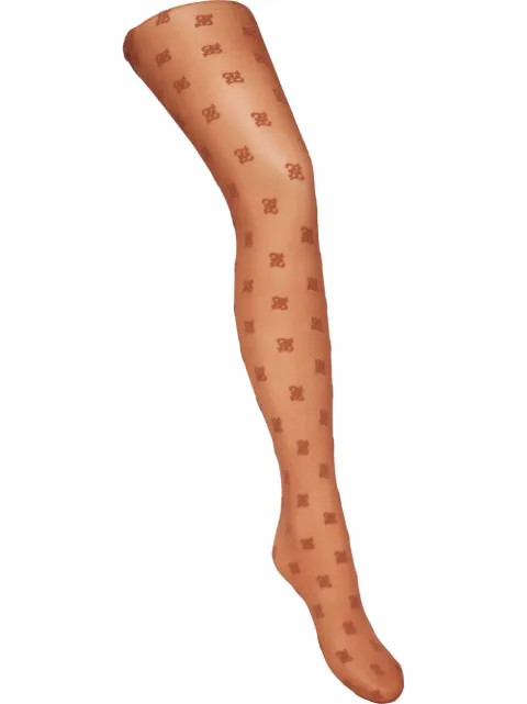 FF Karligraphy-embroidered tights | Farfetch (AU)