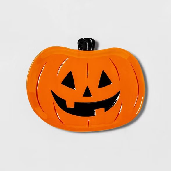 Ceramic Halloween Pumpkin Platter - Hyde & EEK! Boutique™ | Target