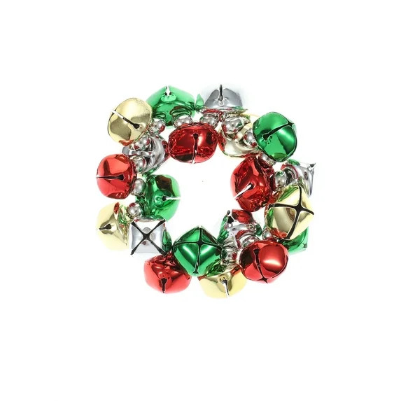 Holiday Time Stretch Bracelet, Multicolored Jingle Bells, 1 Piece | Walmart (US)