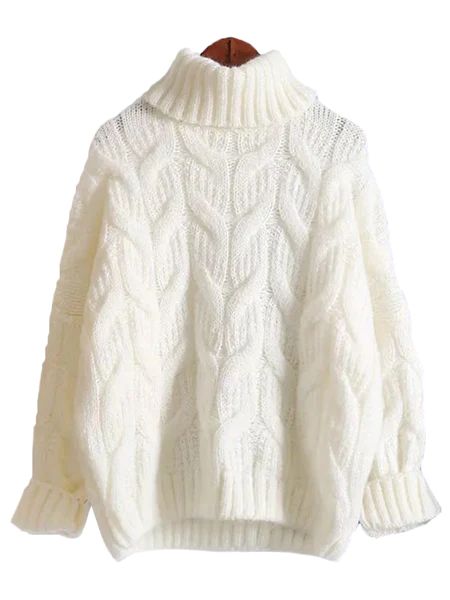 'Denise' Turtleneck Knitted Sweater ( 2 Colors ) | Goodnight Macaroon