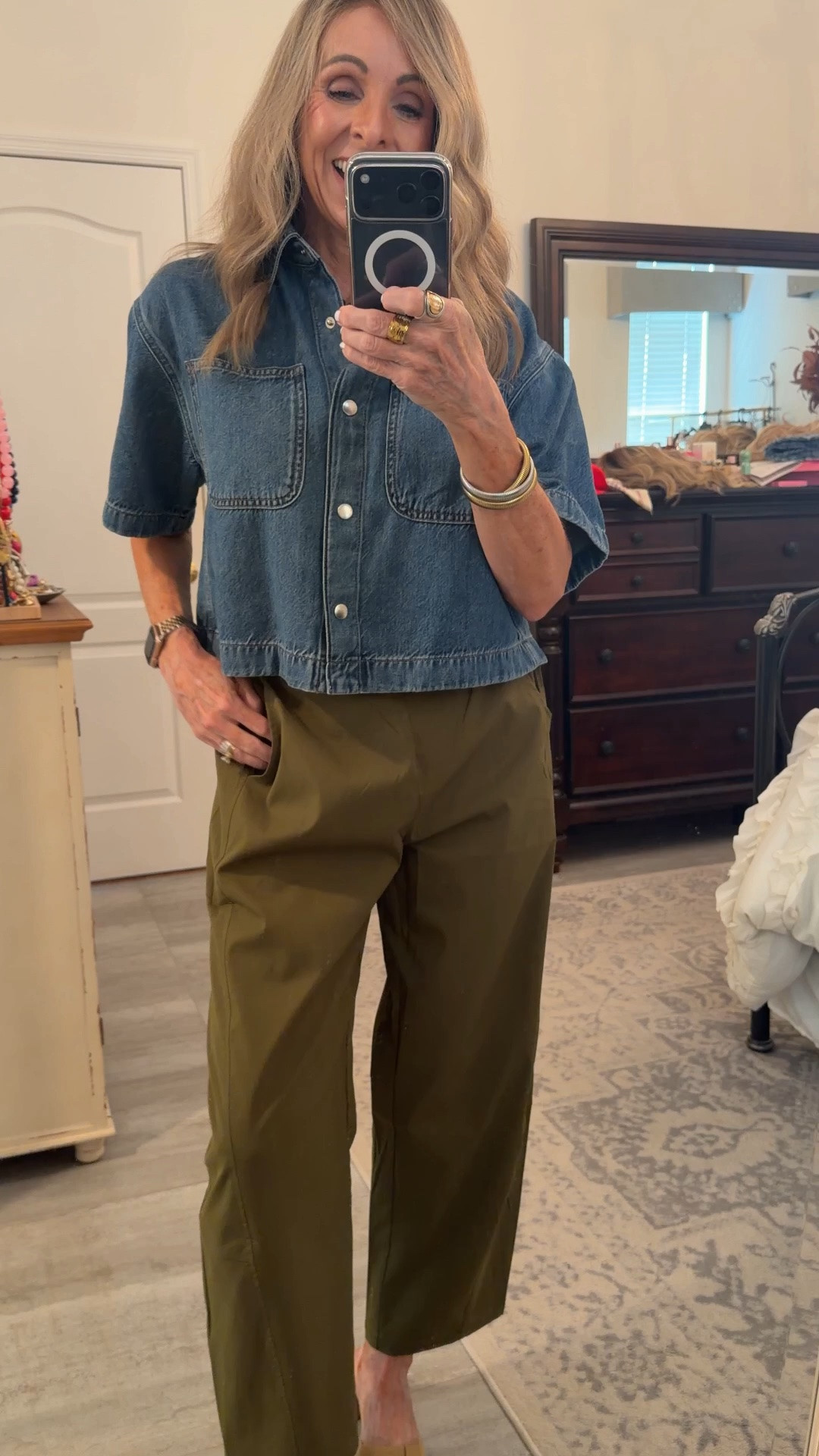 Saturday outfit!
These pants are a great alternative to shorts.

#LTKootd #LTKOver40 #LTKSaleAlert