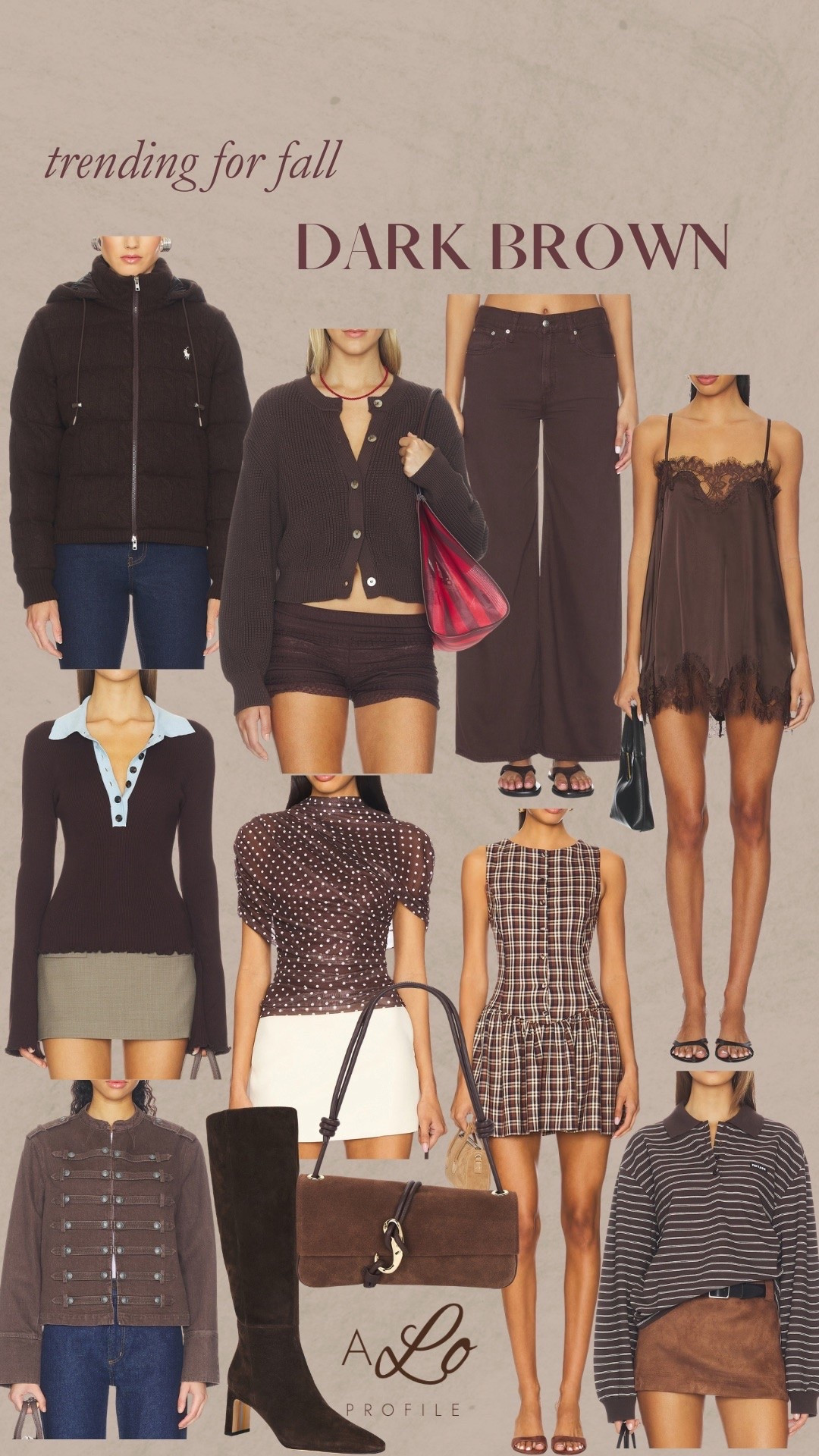 Trending for Fall: Chocolate Brown Hues // fall outfit, fall fashion, fall style, fall transition, transitional fall outfit, fall collection, fall outfit ideas, fall inspo, fall wardrobe, outfits for fall