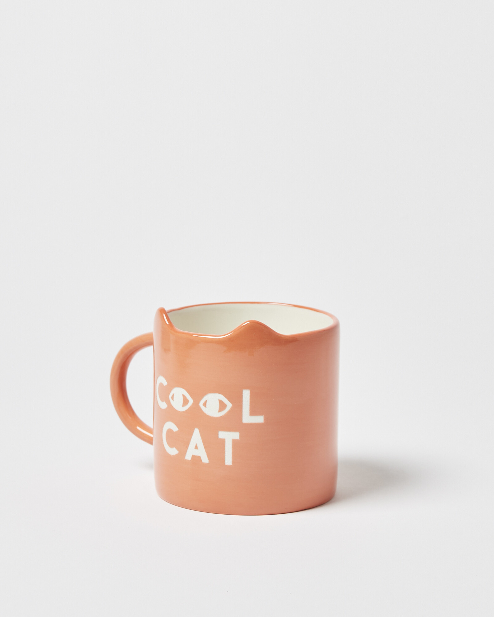 Cool Cat Pink Ceramic Mug | Oliver Bonas | Oliver Bonas (Global)