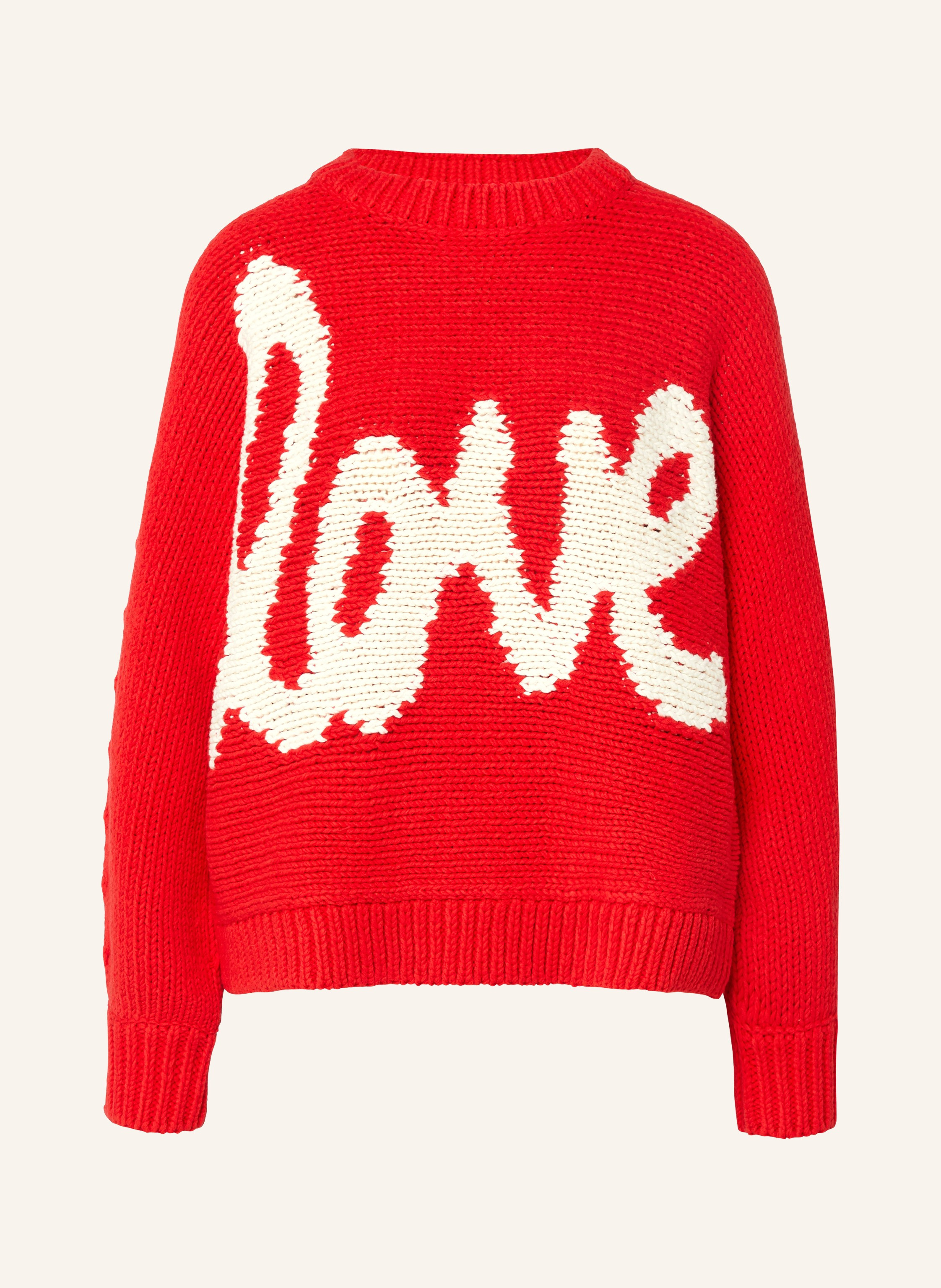 comma Pullover in rot / weiss | Breuninger (DACH)