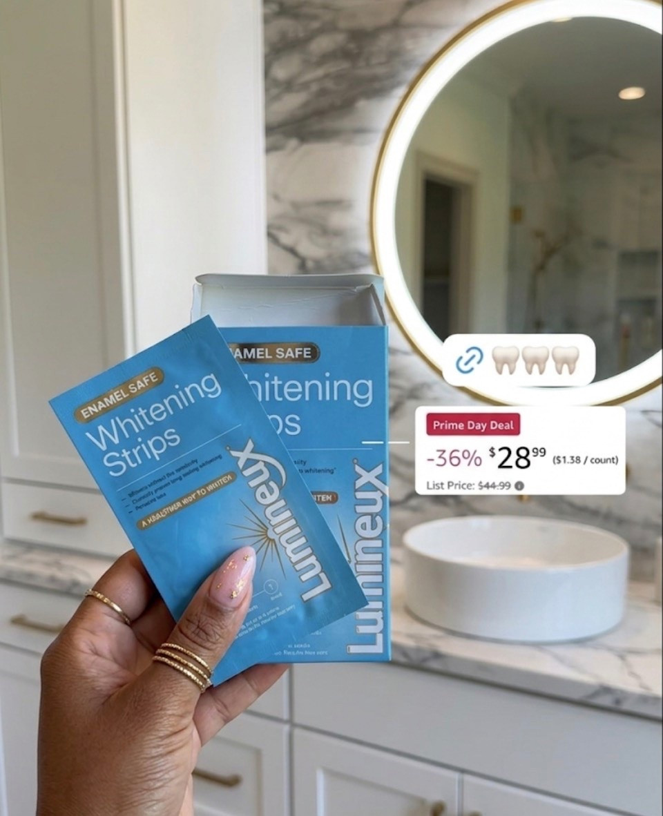 Amazon prime this are on sale I love them and they work great every time I safe on teeth enamel🦷

#LTKBeauty