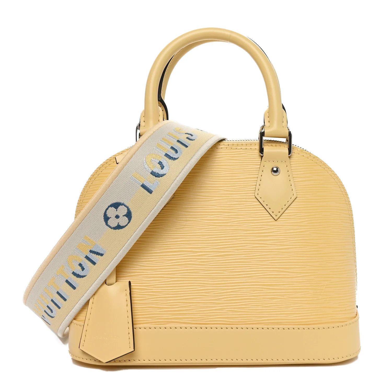LOUIS VUITTON Epi Jacquard Alma BB Jaune Plume | FASHIONPHILE | FASHIONPHILE (US)