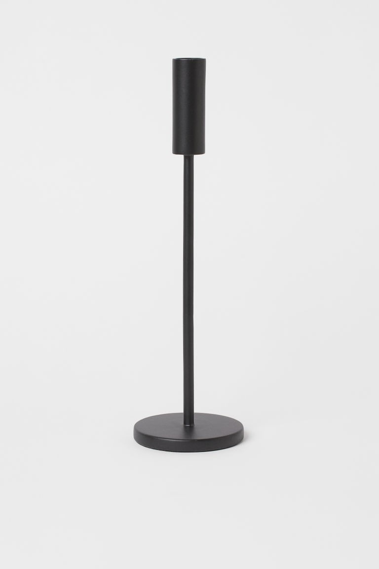 H & M - Tall Candlestick - Black | H&M (US + CA)