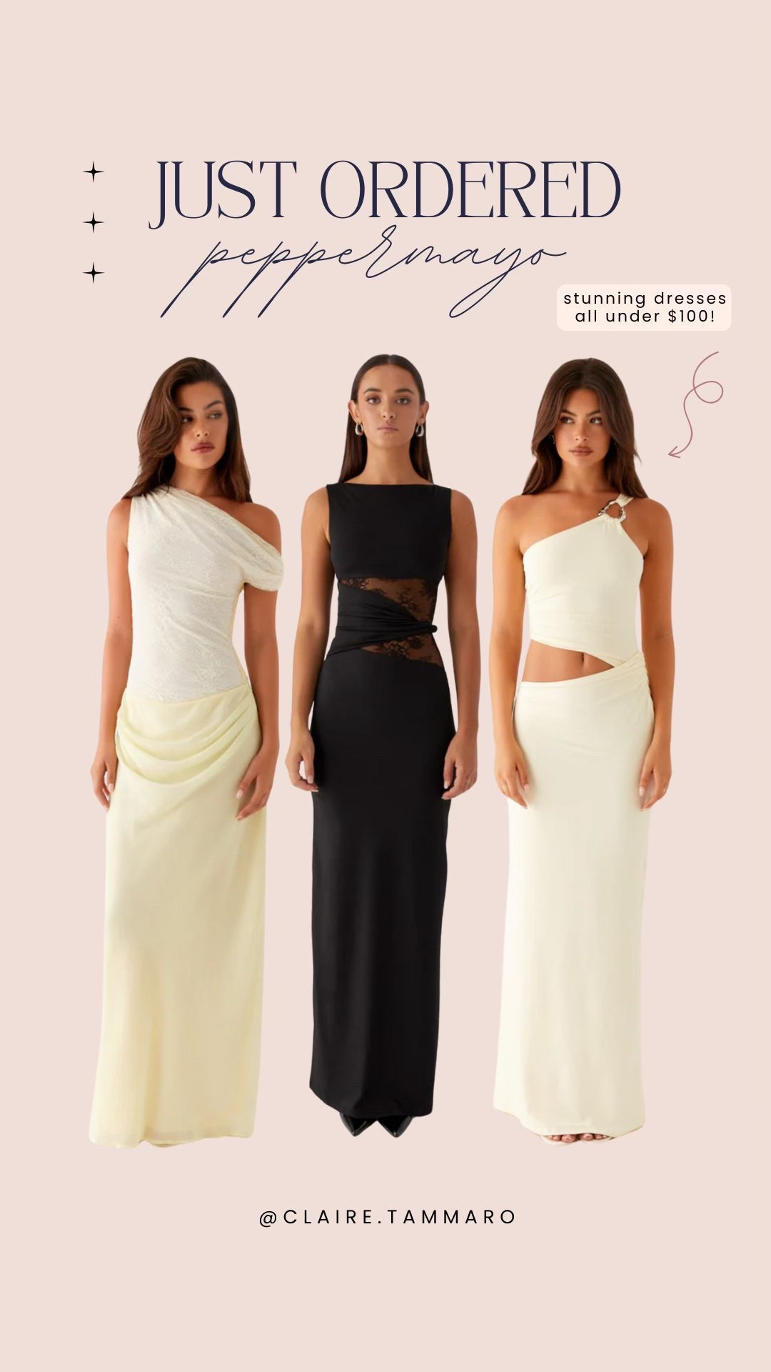 Just ordered these gorgeous dresses 〰️ all under $100😍✨

peppermayo, cocktail dress, cocktail dressss, formal dresses, vacation dresses, vacation dress, elevated dresses, wedding guest dresses, dresses under $100, Claire Tammaro 

#LTKFindsUnder100 #LTKWedding #LTKParties