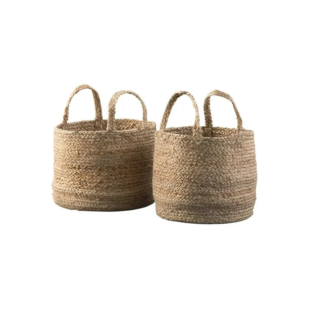Signature Design by Ashley Brayton Natural Basket - Set of 2 | Walmart (US)