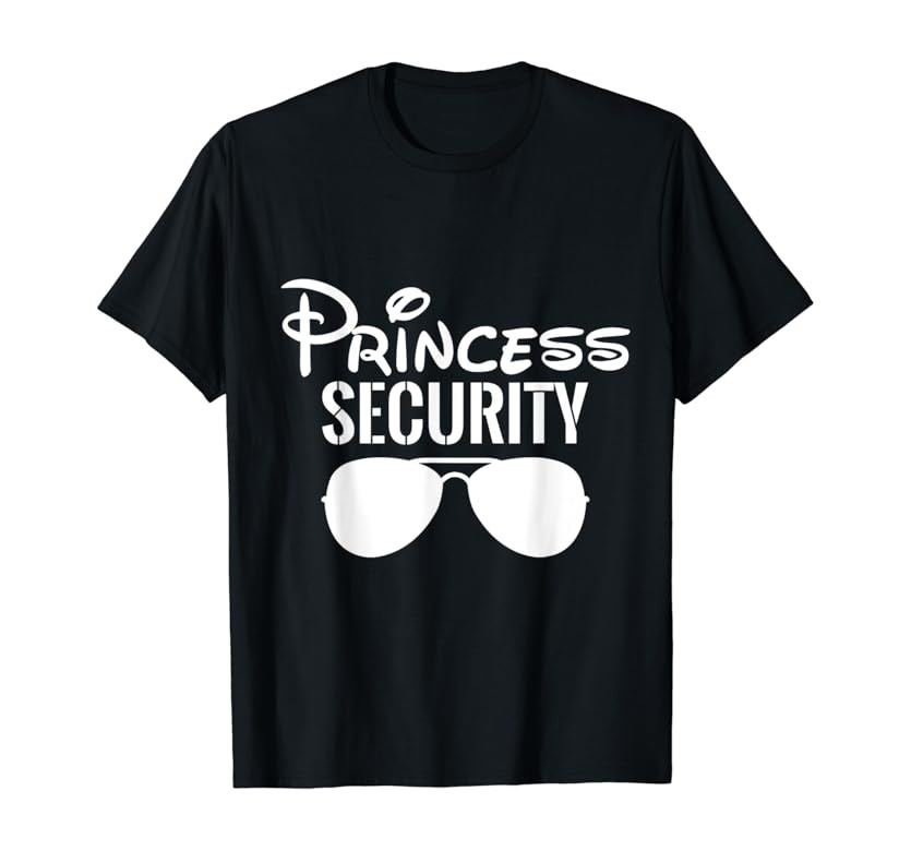 Princess Security Perfect Gifts For Dad or Boyfriend T-Shirt | Amazon (US)