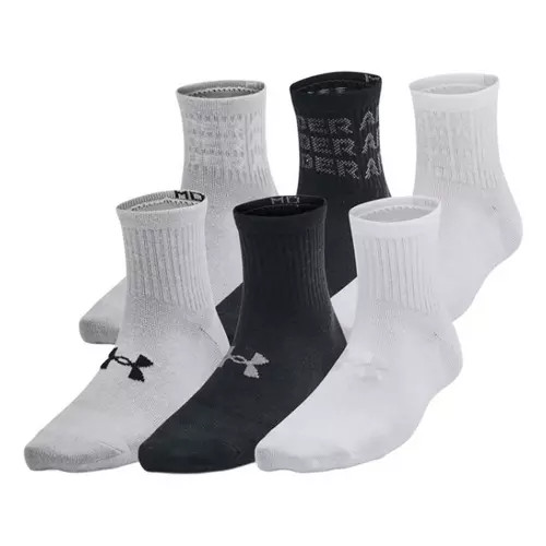 Kids' Under Armour Essential Light Cushion 6 Pack Quarter Socks | Scheels Sports