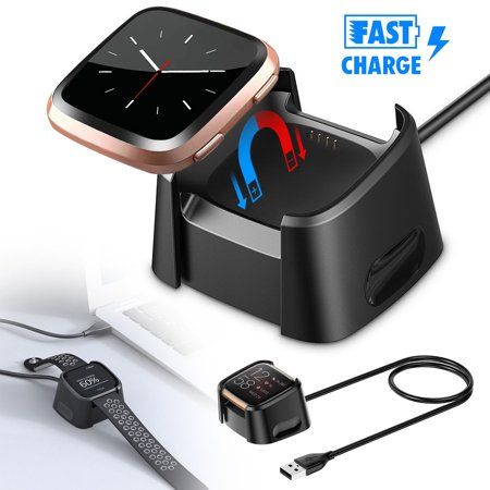 USB Fast Charging Dock for Smartwatch, TSV Power Charger Cradle Station, 3.2Ft Charger Cable Replace | Walmart (US)
