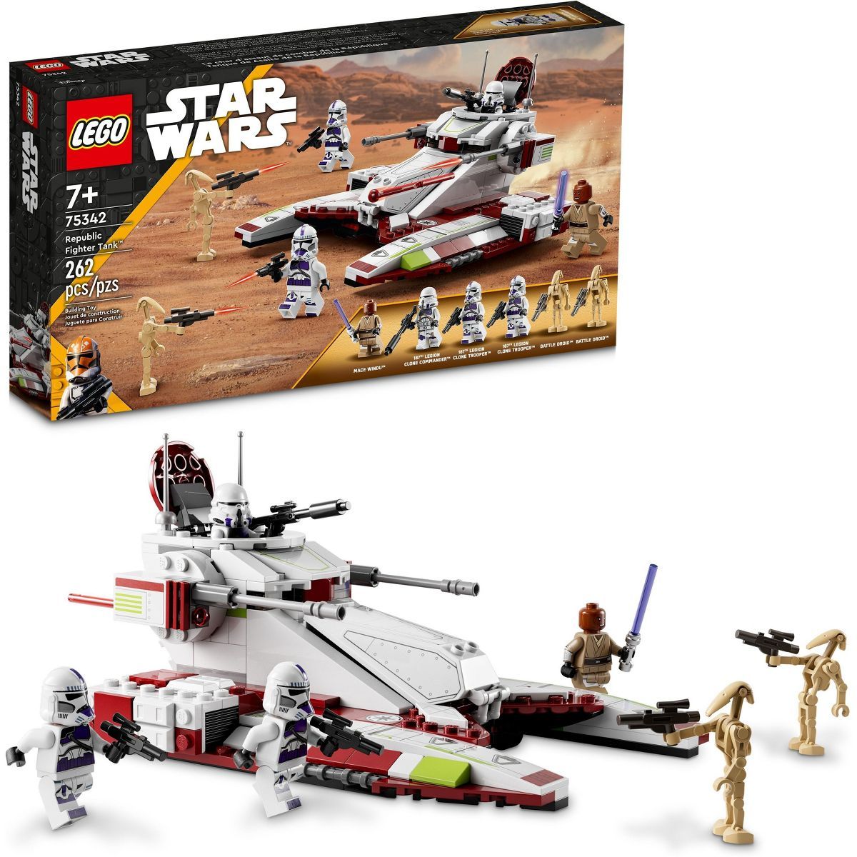 LEGO Star Wars Republic Fighter Tank Buildable Toy 75342 | Target