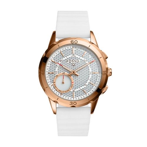 Fossil Hybrid Smartwatch - Q Modern Pursuit White Silicone Ftw1135 | Fossil (US)