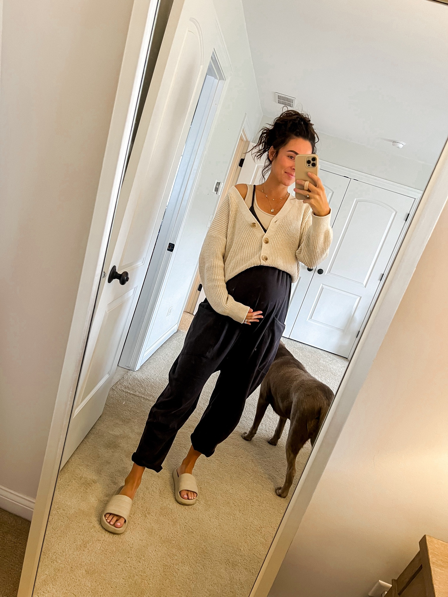 You’ll be seeing me in this jumpsuit all summer 🤍 perfect for the bump and postpartum too! Wearing a small - 

Free people, bump style, pregnancy, comfy, bump picture, spring style

#LTKstyletip #LTKfindsunder100 #LTKbump