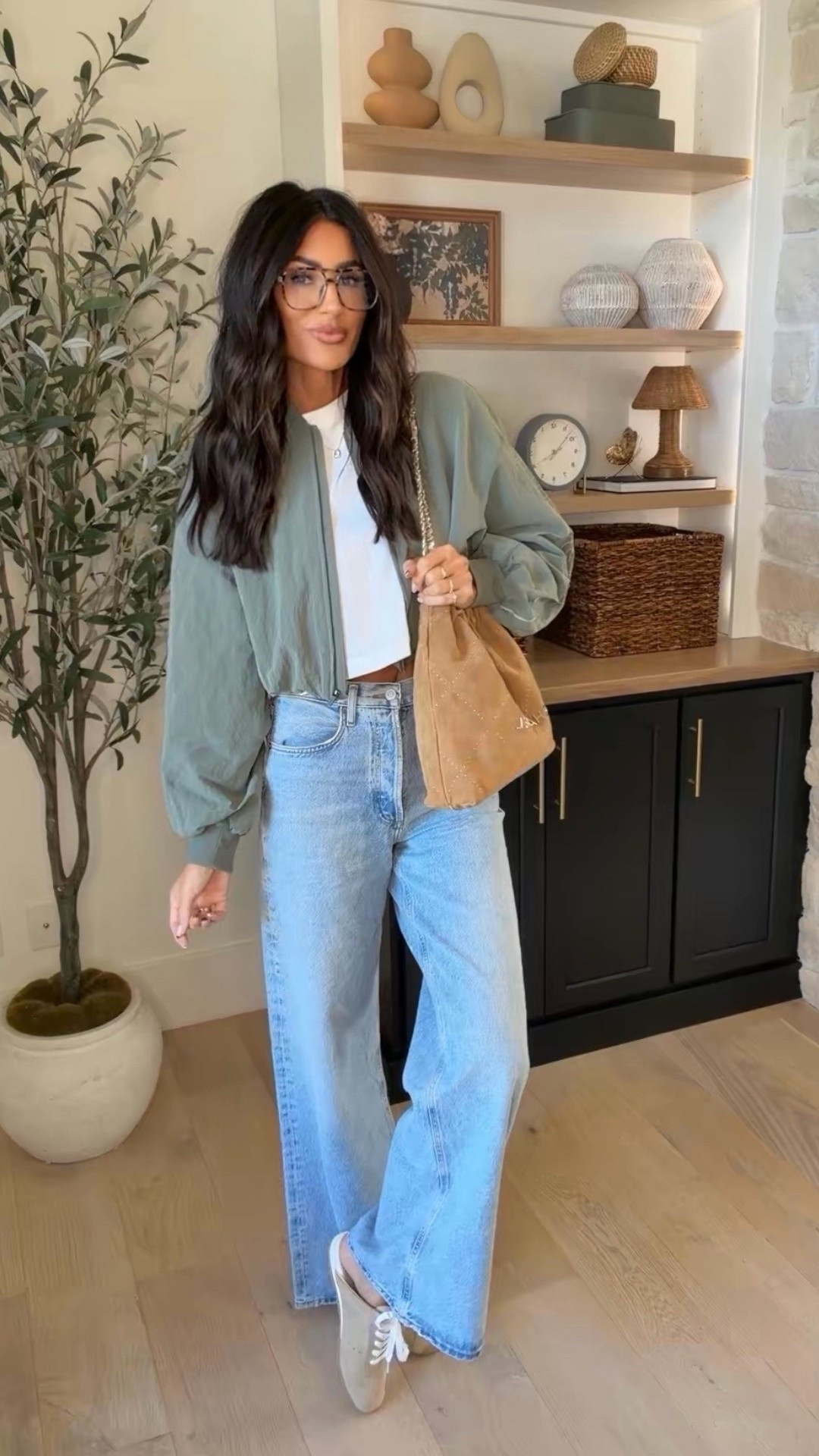 Here’s my ootd. My jacket is old but linked similar. Jeans are tts. Size up in the slide on shoes

#LTKootd #LTKOver40 #LTKgrwm