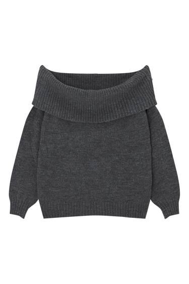 BARDOT NECKLINE JUMPER | PULL and BEAR UK