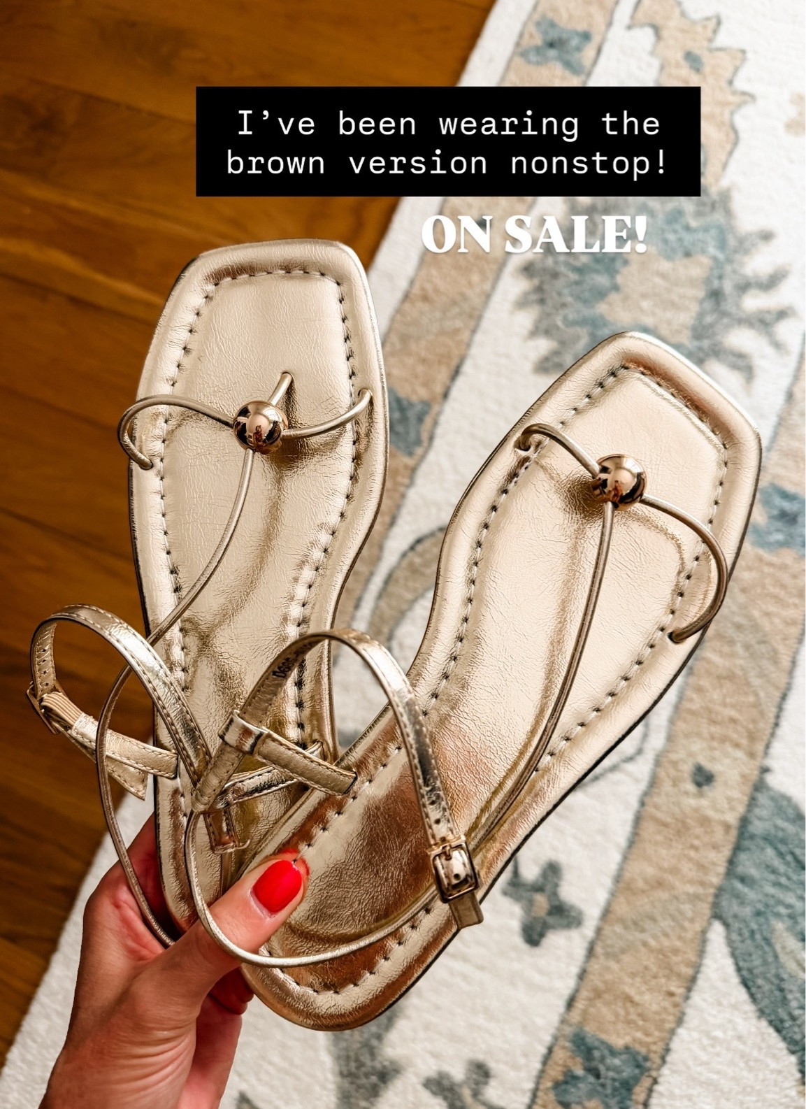 I’ve loved the brown version of these, so I was so excited to get the gold! Such a great neutral sandal!

Loverly Grey, Amazon, summer sandals, gold sandals, prime day

#LTKSeasonal #LTKSaleAlert
