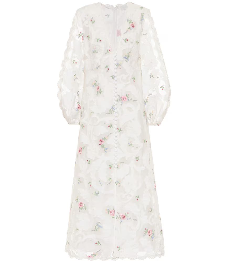 Zinnia silk-blend midi dress | Mytheresa (US/CA)