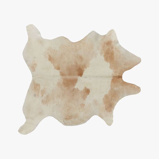 Light Tan Cowhide Area Rug 4'x6' + Reviews | CB2 | CB2