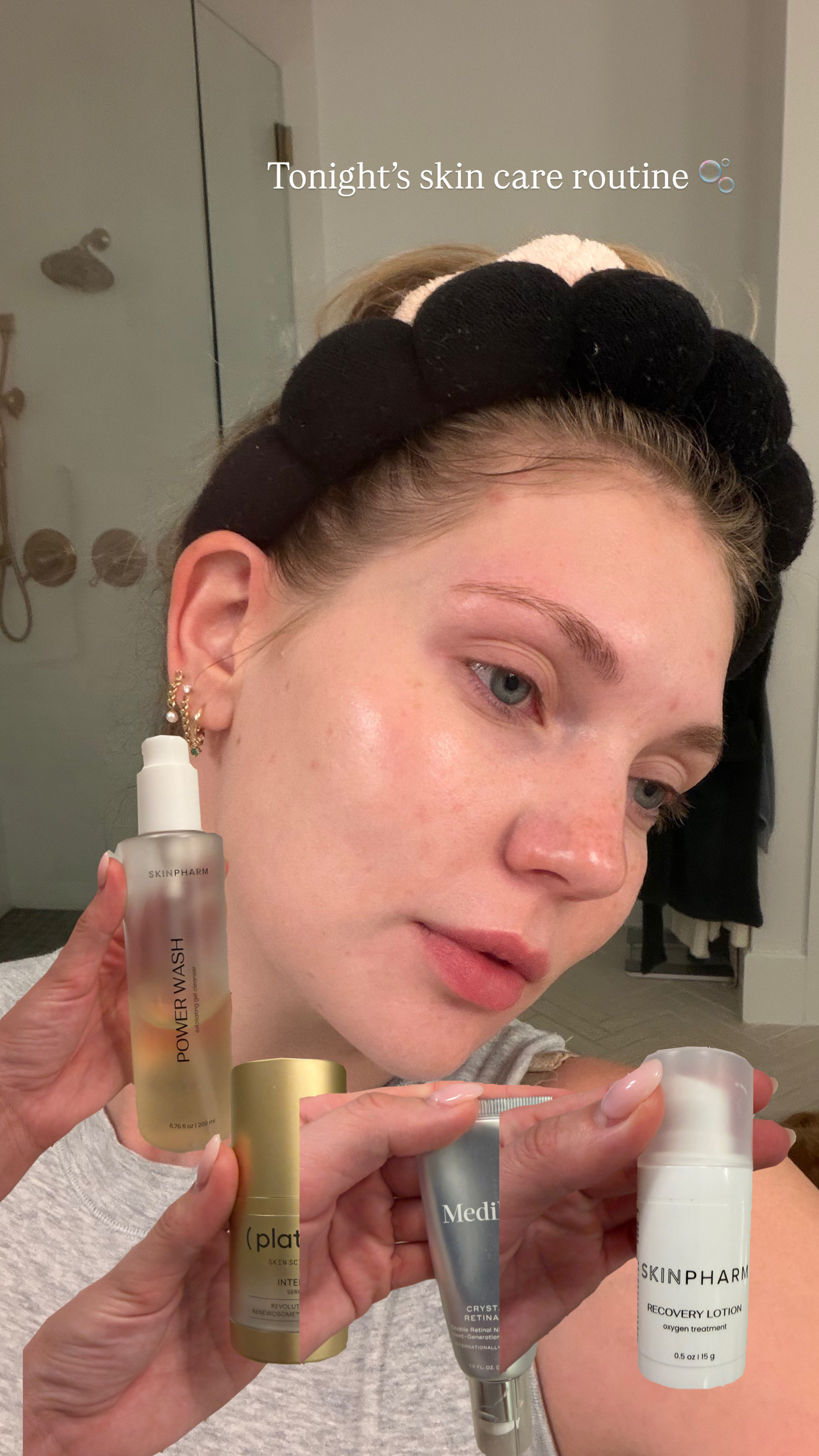 Tonight's skincare routine!  

 