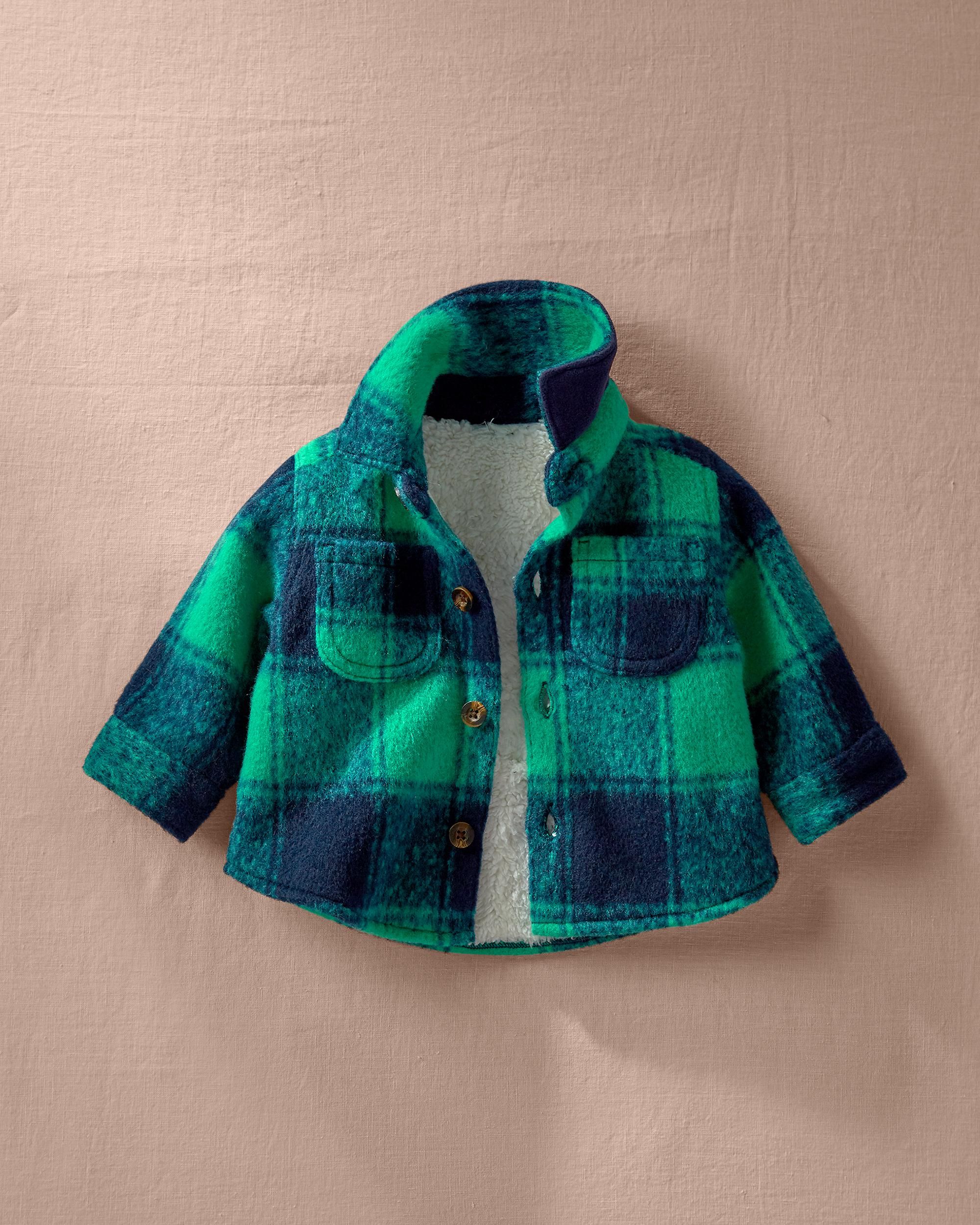 Plaid Sherpa Shacket | Carter's