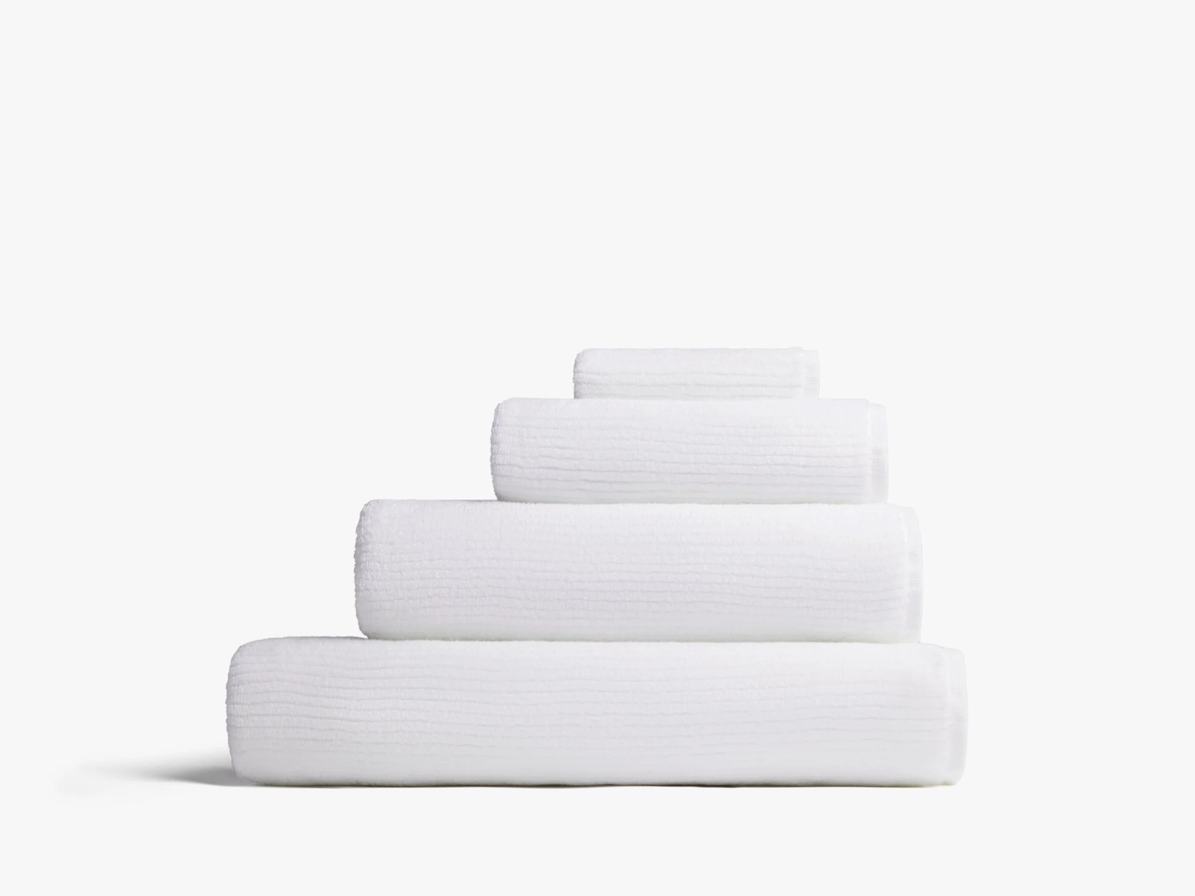 Soft Rib Towels (White) | Parachute