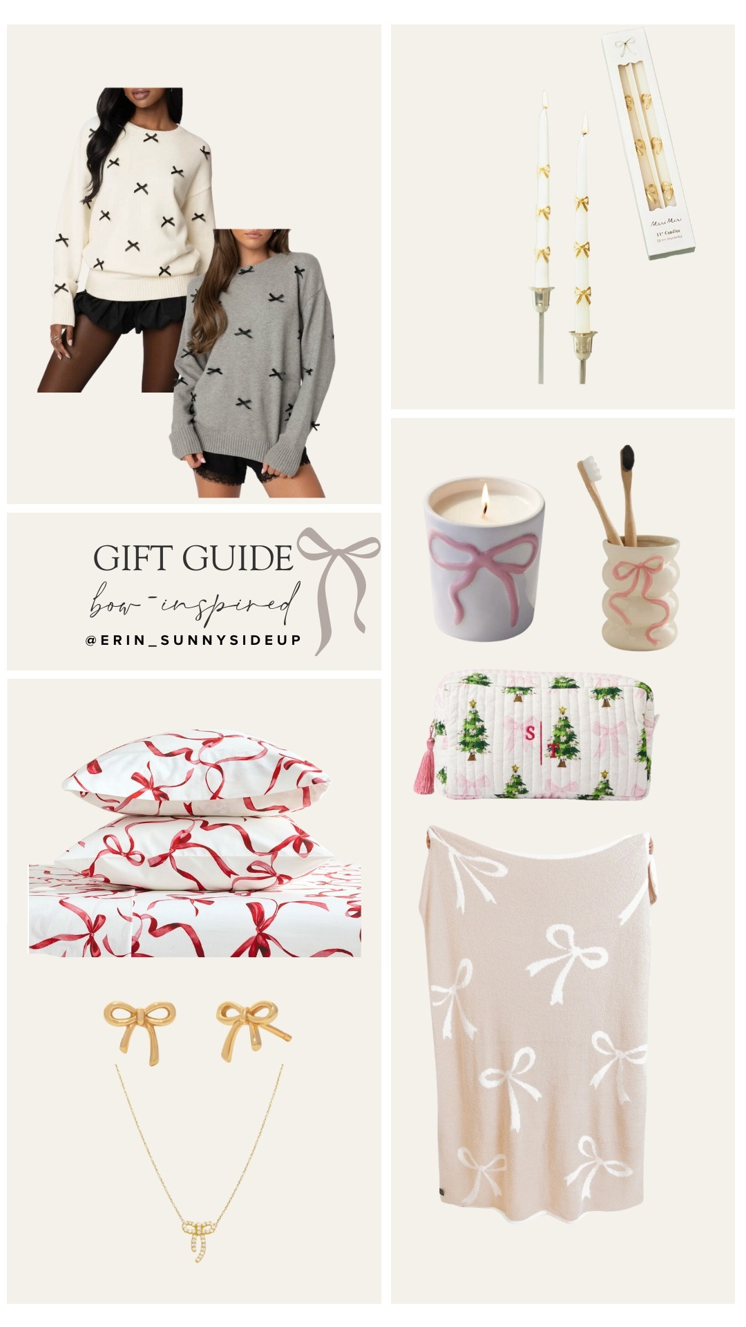 Bow-inspired gifts I’m loving for Christmas this year! 🎀🤍

#LTKStyleTip #LTKHoliday #LTKGiftGuide