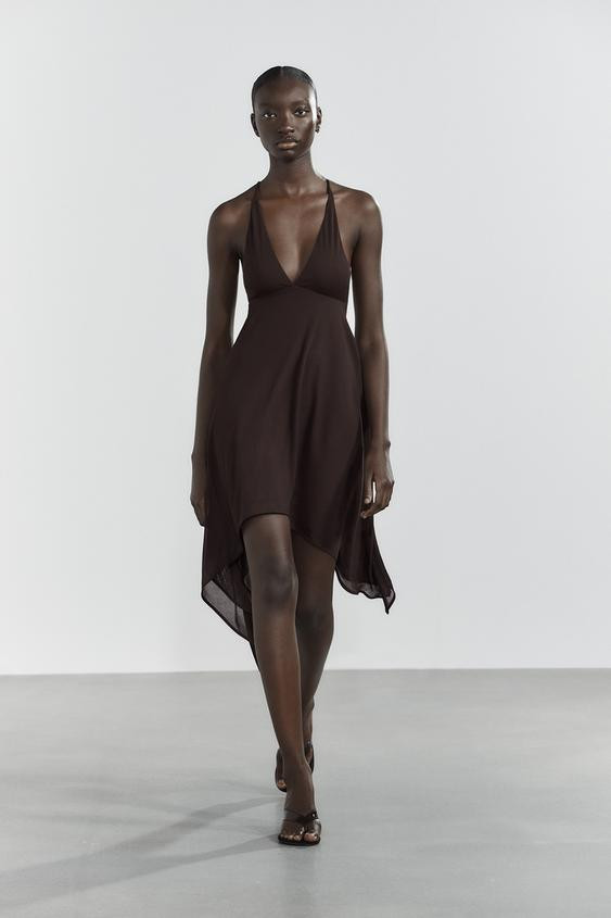 ASYMMETRICAL TULLE DRESS | Zara US