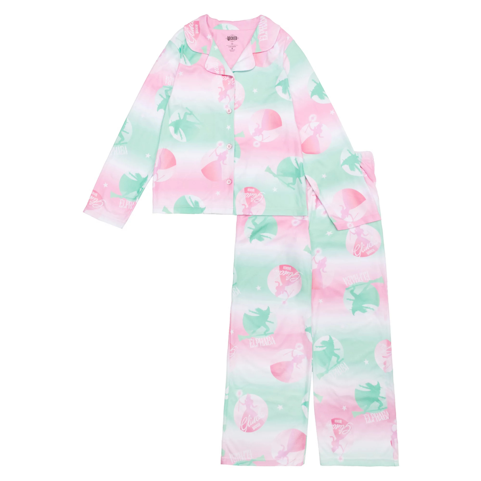 Girls 6-12 Wicked 2-pc. "Wicked Fun" Pajama Top & Pajama Bottoms Set | Kohl's