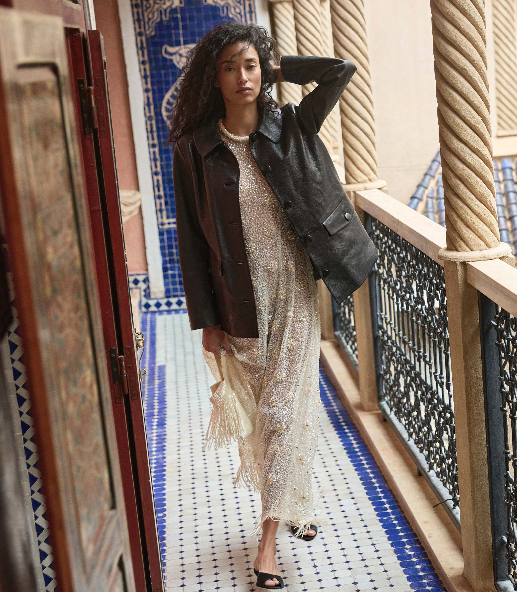 Nico Leather Jacket - Black | DÔEN | DOEN