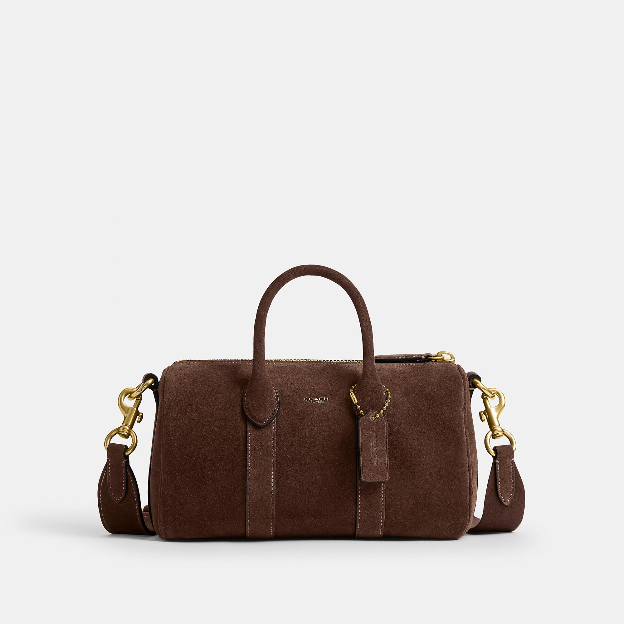Coach Compass Bag 25 - Dark Chocolate Suede | Coach (US)