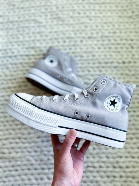New fall Converse & I’m obsessed! These are the perfect neutral gray/tan/beige color 

#converse #cuteshoes 

#LTKBacktoSchool #LTKshoecrush #LTKunder100