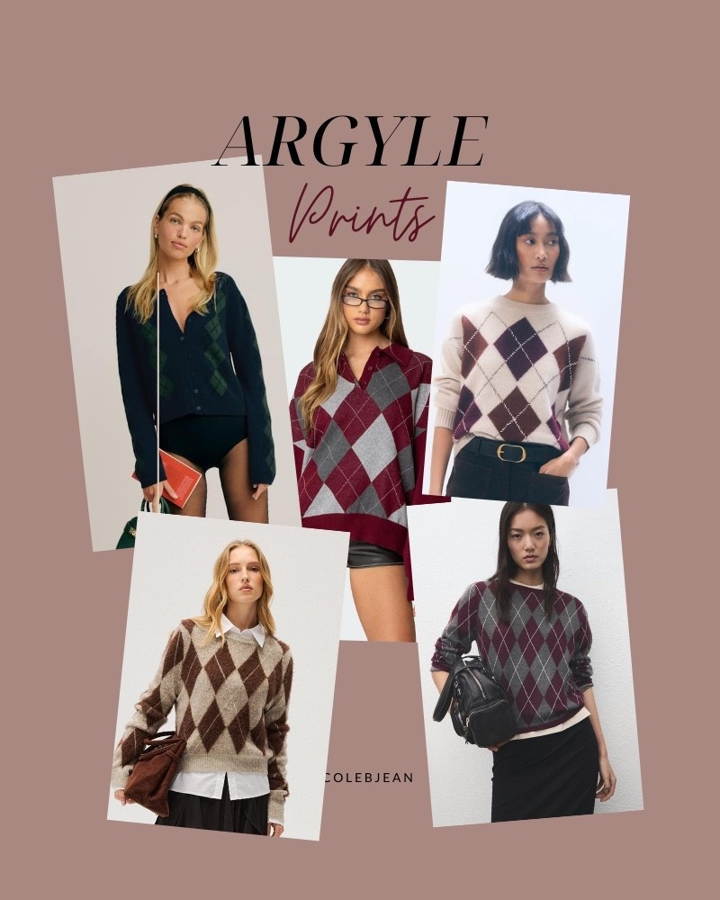 I’ve been seeing argyle prints everrrrywhere as of late! 

#LTKOver40
