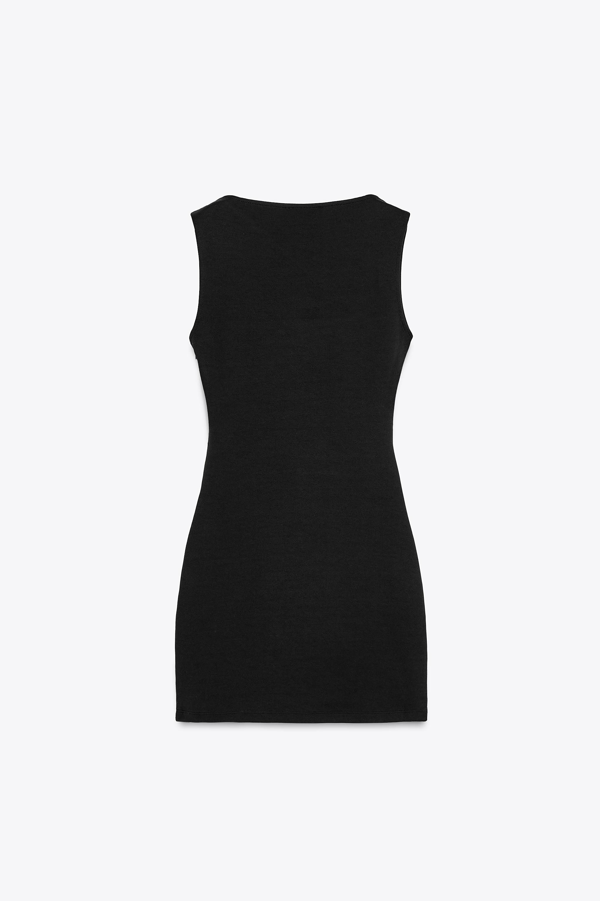 SHORT DRESS WITH RUCHING | Zara US