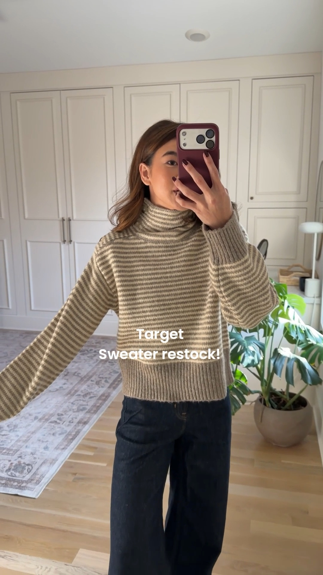 This sweater was just restocked at target finally! 
Sweater XS,

Striped sweater, turtleneck sweater, target finds, target sweater, petite style 

#LTKootd #LTKPetite #LTKFindsUnder50